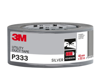 3M Cinta Adhesiva Americana - 48mm x 50m - Color Plata