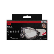 3M Gafas de Seguridad - Uso Compatible con Gafas Graduadas - Lente Incolora - Antivaho - Antirrayaduras - Sellado Facial - Prote