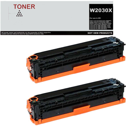 415X / 415A pack 2 toner negro compatible con HP W2030X