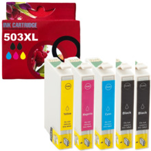 503XL pack 5 cartuchos tinta compatible con Epson T09R1 T09R2 T09R3 T09R4