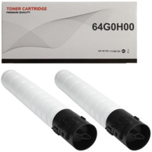 64G0H00 pack 2 cartuchos de toner negro compatible con Lexmark MX910 / MX911 / MX912