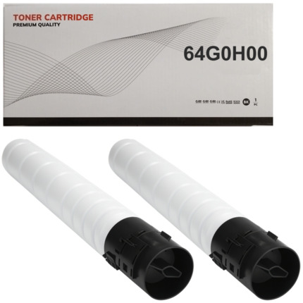 64G0H00 pack 2 cartuchos de toner negro compatible con Lexmark MX910 / MX911 / MX912