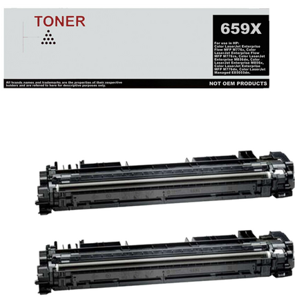 659X / 659A pack 2 toner negro compatible con HP W2010X W2010A