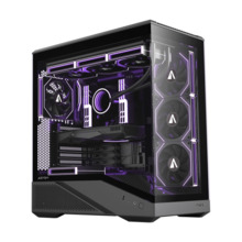 Abysm Arian Frame A400 Black Caja Torre ATX, ITX, Micro ATX - Lateral y Frontal Cristal Templado - 3.5" y 2.5" - USB-A, USB-C y