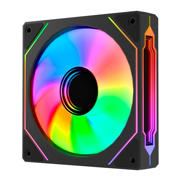 Abysm Gaming Arclight 3.0 Ventilador 120mm con Iluminacion ARGB - Velocidad Max. 1600rpm - Color Negro