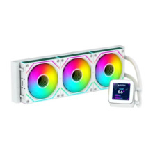 Abysm Oceanic LCD 360 ARGB Kit de Refrigeracion Liquida - 3 Ventiladores de 120mm - Iluminacion ARGB - Pantalla LCD 2.8" - Bomba