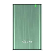 Aisens Caja Externa 2.5" para Discos Duros 9.5mm SATA I, II y III a USB 3.0/USB 3.1 GEN1 - Color Verde Primavera