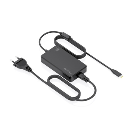 Aisens Cargador de Portatil GaN USB-C/PD 90W - Cable de 1.80m - Color Negro