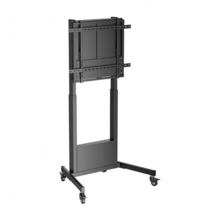 Aisens Soporte de Suelo Contrapeso con Rueda para Monitor/TV de 60â-100â - Acero de Alta Resistencia - Ajuste de Altura sin