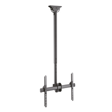 Aisens Soporte de Techo Giratorio - Inclinable - Extensible y Nivelable (TV 37?-70?) - Color Negro