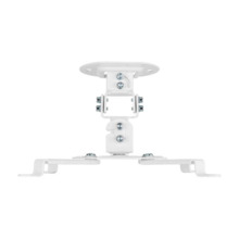 Aisens Soporte Universal Giratorio - Inclinable de Techo para Proyector - Hasta 13.5Kg - Color Blanco