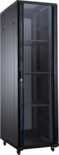 Aiten Data AI8142 Armario Rack de Suelo 19" - Desde 22U a 42U - 4 Ventiladores 120mm - Puerta de Cristal - Cerradura de Segurida