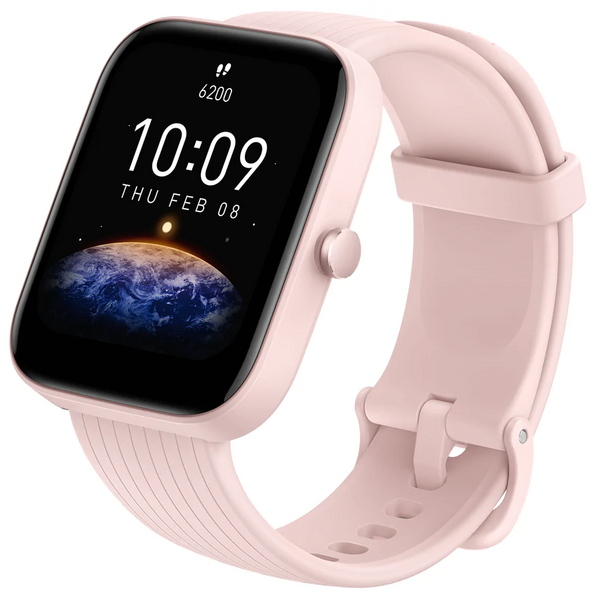Amazfit Bip 3 Pro Reloj Smartwatch - Pantalla 1.69 - Bluetooth 5.0 - Resistencia al Agua 5 ATM - Carga Magnetica - Color Rosa