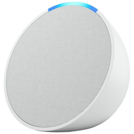 Amazon Echo Pop 1Âª Gen Altavoz Inteligente WiFi Bluetooth - Compatibilidad con Smart Home - Alexa Integrado - Control de Voz Manos Libres - Altavoz de 49.5mm - Color Blanco