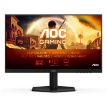 AOC 24G42E Monitor 23.8" LED FastIPS FHD 180Hz - Respuesta 1ms - HDMI, DisplayPort - VESA 100x100mm - Color Negro