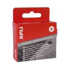 Apli Caja de 500 Arandelas de Refuerzo Ã13mm - Ideal para Escuela, Oficina y Hogar - Alta Resistencia a Tirones y Rozaduras - C