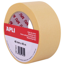 Apli Cinta Pintor 48mm x 45m - Facil de Cortar y Aplicar - Resistente a la Humedad - Ideal para Pintura y Decoracion - Azul