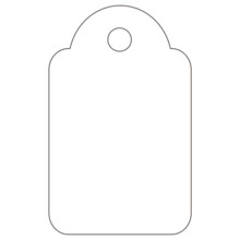 Apli Etiquetas Colgantes Blancas 18 x 29mm 1.000 U.
