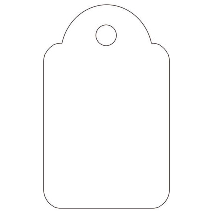 Apli Etiquetas Colgantes Blancas 18 x 29mm 1.000 U.