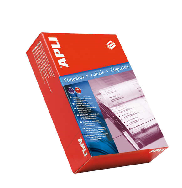 Apli Etiquetas en Continuo 134.6 x 99.4mm - 1 500 Hojas