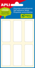Apli Etiquetas Minibolsa Blancas 20.0 x 50.0mm 6 Hojas