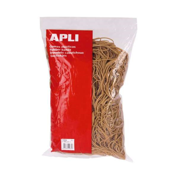 Apli Gomas Elasticas à 100 x 2 mm - Alta Calidad - Bolsa con 100g