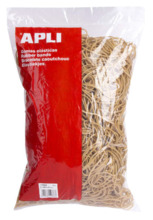 Apli Gomas Elasticas Ã 120 x 2mm - 1kg de Contenido - Gran Elasticidad y Resistencia - 70% de Caucho Natural