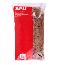 Apli Gomas Elasticas Ã 140 x 2mm - 1kg de Contenido - Gran Elasticidad y Resistencia - 70% de Caucho Natural