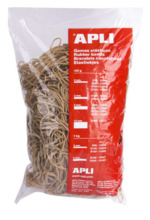 Apli Gomas Elasticas Ã 80 x 2mm - 1kg de Contenido - Gran Elasticidad y Excelente Resistencia - 70% de Caucho Natural