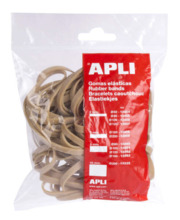 Apli Gomas Elasticas de Caucho Natural - Ã 160 x 5mm - Gran Elasticidad y Resistencia - Contenido 100 G