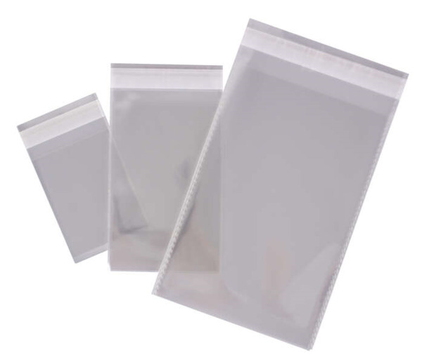Apli Pack de 100 Bolsas Polipropileno Transparente 250x330mm con Cierre Adhesivo - Galga 120 - Alta Resistencia y Flexibilidad -