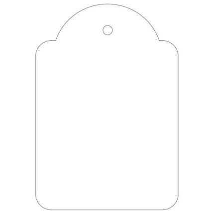 Apli Etiquetas Colgantes Blancas 45 x 65mm 400 U.