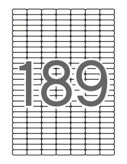 Apli Etiquetas Blancas Removibles 25.4 x 10.0mm 25 Hojas