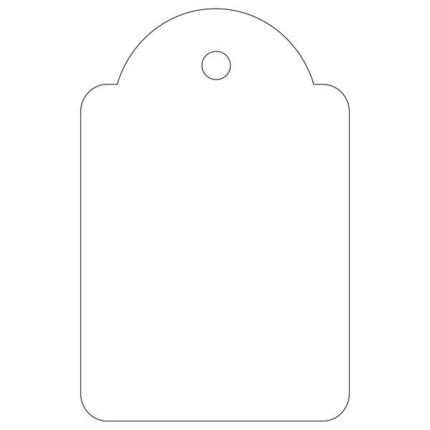 Apli Etiquetas Colgantes Blancas 28 x 43mm 500 U.