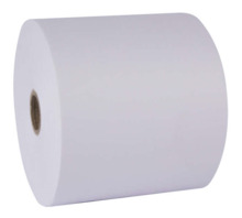 Apli Papel Electra Rollo - 57x65x12mm - Resistente al Agua y al Desgarro - Ideal para Etiquetas y SeÃ±alizacion - Blanco