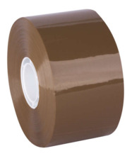 Apli Precinto Compact sin Ruido Pp Acrilico - 50mm x 132m - Grosor 28ÃÅm - Marron
