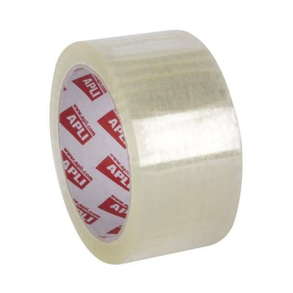 Apli Precinto Estandar Acrilico Transparente - PP - Sin Ruido - 48 mm x 66 m 25 ÃÂ¼m