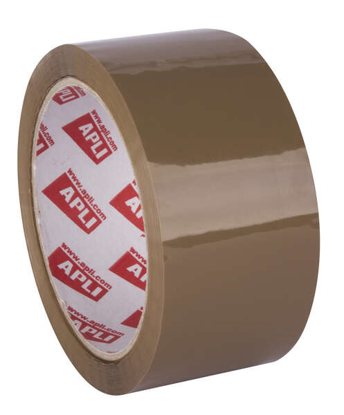 Apli Precinto Estandar Silencioso 48mmx66m Polipropileno - Resistente al Desgarro - Adhesivo de Alta Calidad - Facil de Cortar -