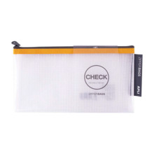 Apli Sobres Porta-Todo de Goma Eva Transparente - TamaÃ±o Check (230x130mm) - Suaves, Resistentes y Duraderos - Cierre de Cremal