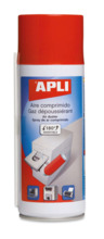 Apli Spray de Aire Comprimido Invertible - 200ml - Presion Extrafuerte para Limpieza Superior - Tubo Alargador para Lugares Difi