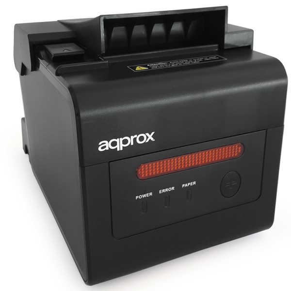 Approx Impresora Termica de Recibos - Alarma de Impresion - Resolucion 203dpi - Velocidad 300mm/s - USB, RJ-11, RS232, LAN - Aut