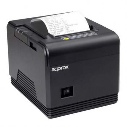 Approx Impresora Termica de Recibos - Resolucion 203dpi - Velocidad 200mm/s - USB, RS232 y RJ11 - Auto-Corte y Corte Manual