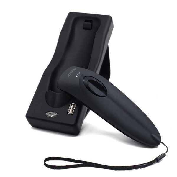 Approx Lector de Codigos de Barras Inalambrico Bluetooth RF - Indicador LED, Beeper y Vibracion - Velocidad 30fps - Autonomia h