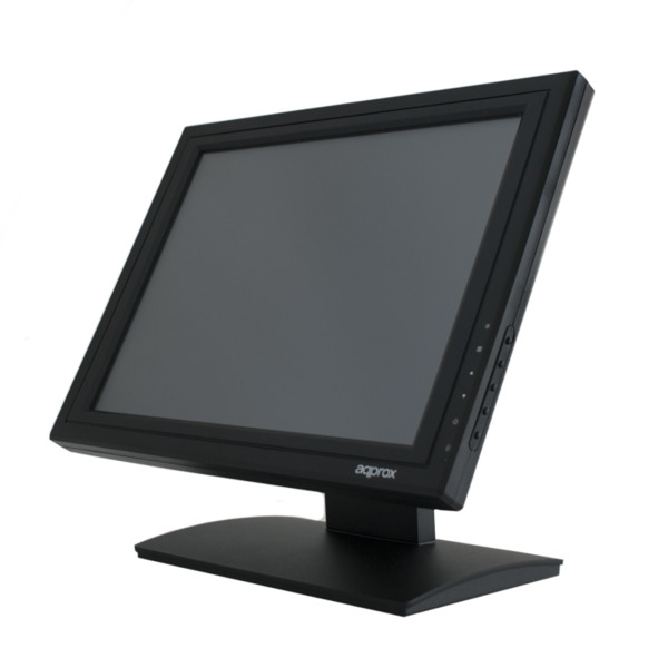 Approx Monitor Tactil LED 15 para TPV 1024 x 768 - Respuesta 5ms - Angulo de Vision 160º - USB, VGA - VESA