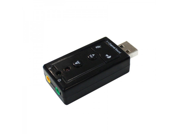 Approx Tarjeta de Sonido 7.1 USB - Entrada de Microfono y Altavoz
