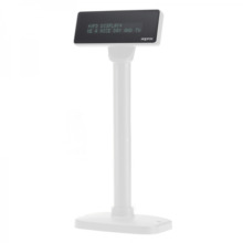Approx Visor de Cliente VFD para TPV - Alfanumerico Fluorescente - 20 Caracteres y 2 Lineas - 3 Alturas y Rotacion 355Âº - Color