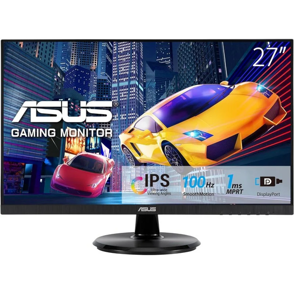 Asus Monitor Gaming 27" IPS LED FullHD 1080p 100Hz - Respuesta 1ms - Angulo de Vision 178° - Altavoces Incorporados - HDMI, Disp