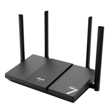 Asus RT-BE50 Router WiFi 7 Dual Band BE3600 AiMesh OFDMA - Velocidad hasta 2882Mbps en 5GHz - 4 Puertos - 4 Antenas - Color Negro