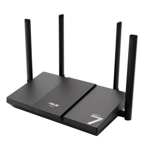 Asus RT-BE50 Router WiFi 7 Dual Band BE3600 AiMesh OFDMA - Velocidad hasta 2882Mbps en 5GHz - 4 Puertos - 4 Antenas - Color Negr