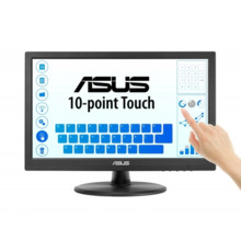 Asus VT169HE Monitor Tactil 15.6" LED IPS FullHD 60Hz - Capacidad Tactil 10 Puntos - Respuesta 5ms - 16:9 - HDMI, VGA - VESA 75x